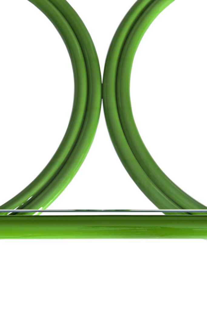 locus solus dining table showcasing the part in which all of the legs join to form the strucutre