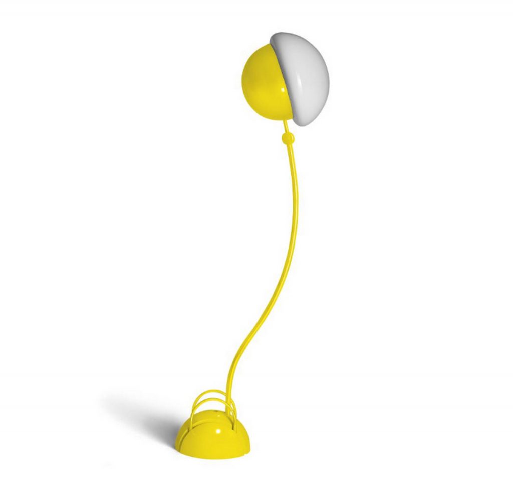 locus solus lamp in yellow