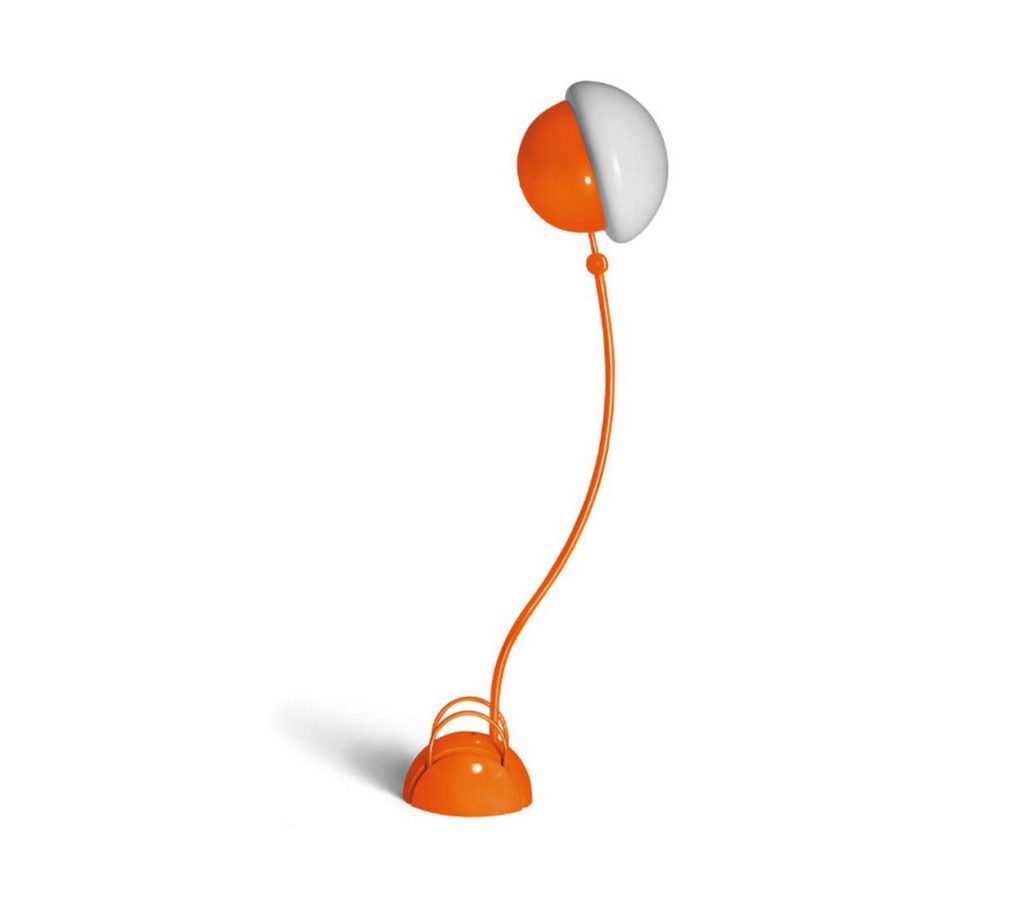 locus solus lamp in orange