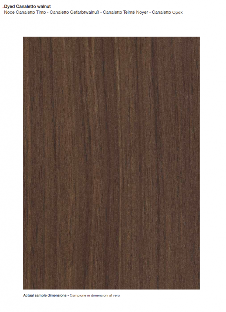 Plain finish wood sample in a medium brown color on a white background.