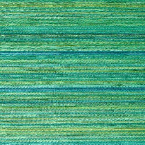 Parallelo rug made of blue and green wool cords.