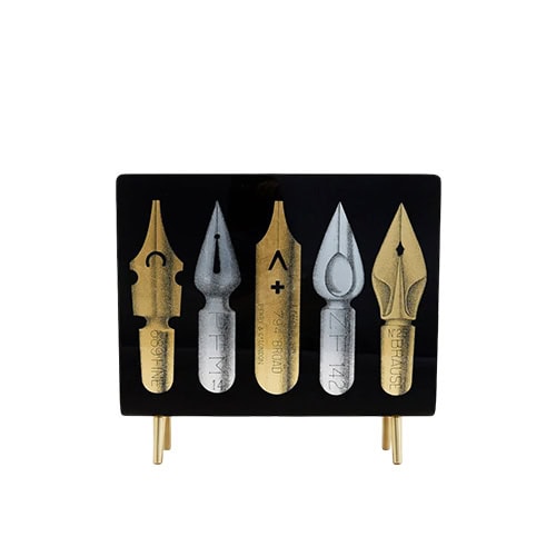 Crafted with sleek lines and metallic legs, this magazine rack brings a whimsical yet sophisticated touch to modern living spaces.