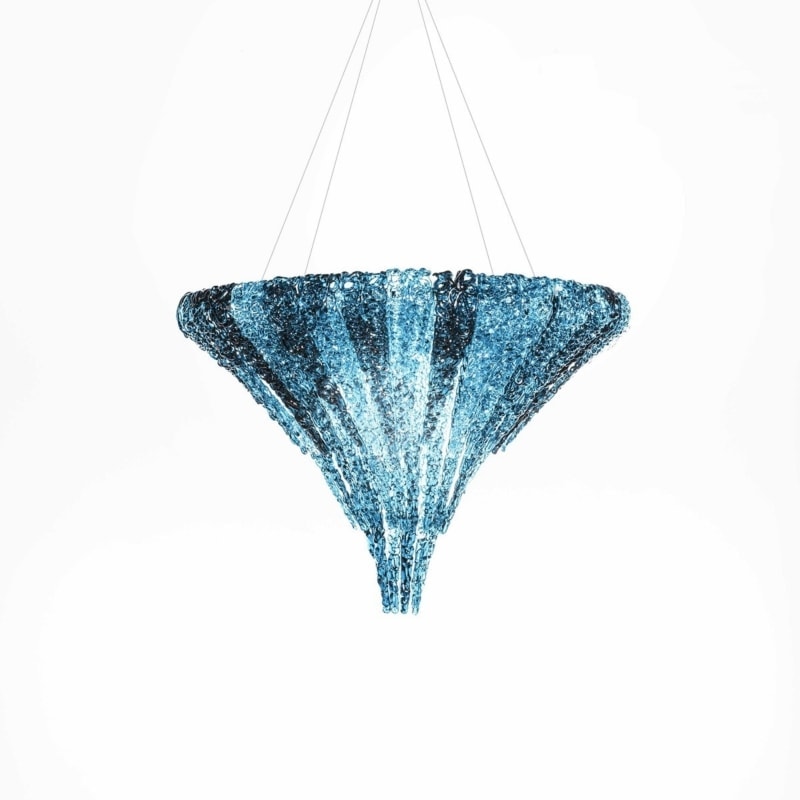 Vertigo Chandelier Blue