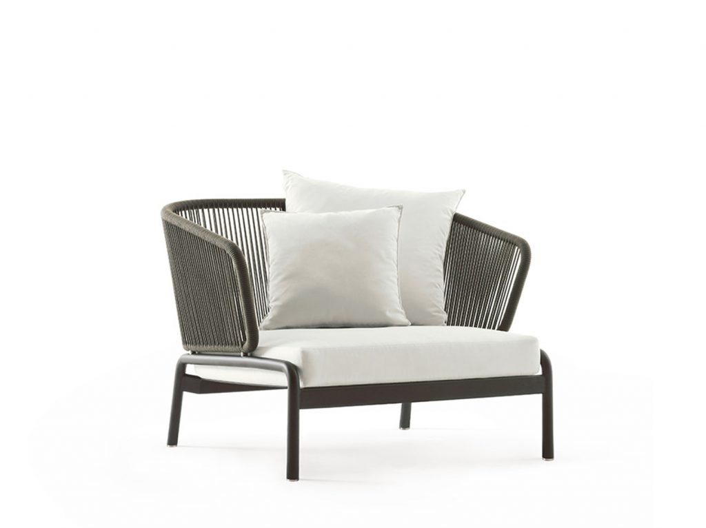 Spool One Sofa in front of a white background