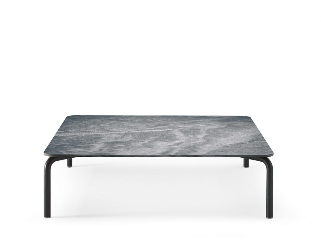Spool Six Coffee Table in front of a white background
