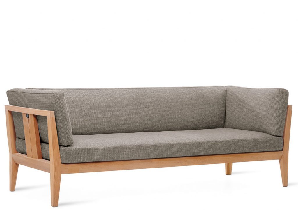 Frontal view of Teka Two Sofa in front of a white background