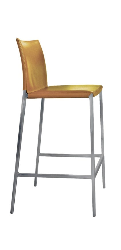 Lio tall bar stool in front of a white background