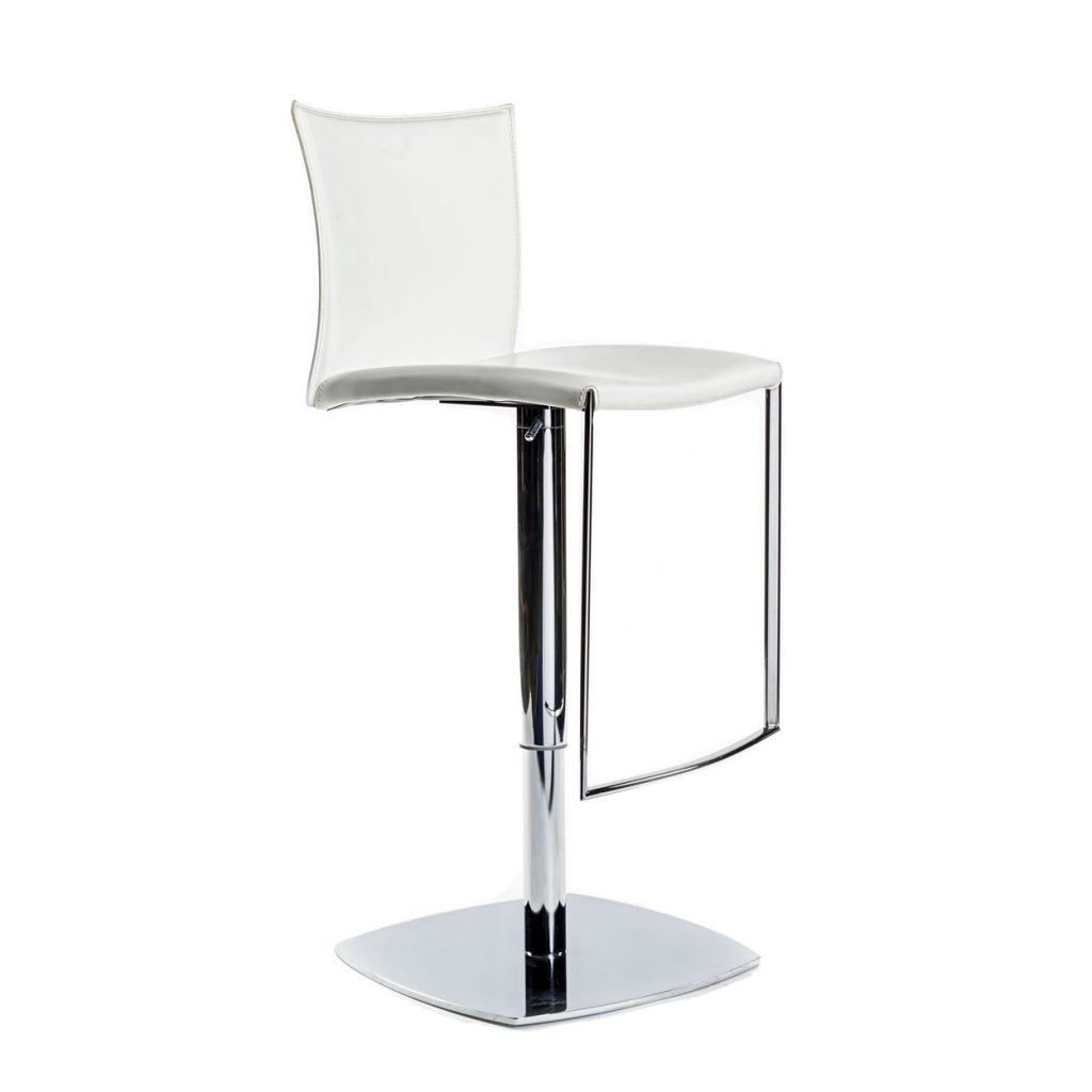 Angled view of Nobile barstool in front of a white background