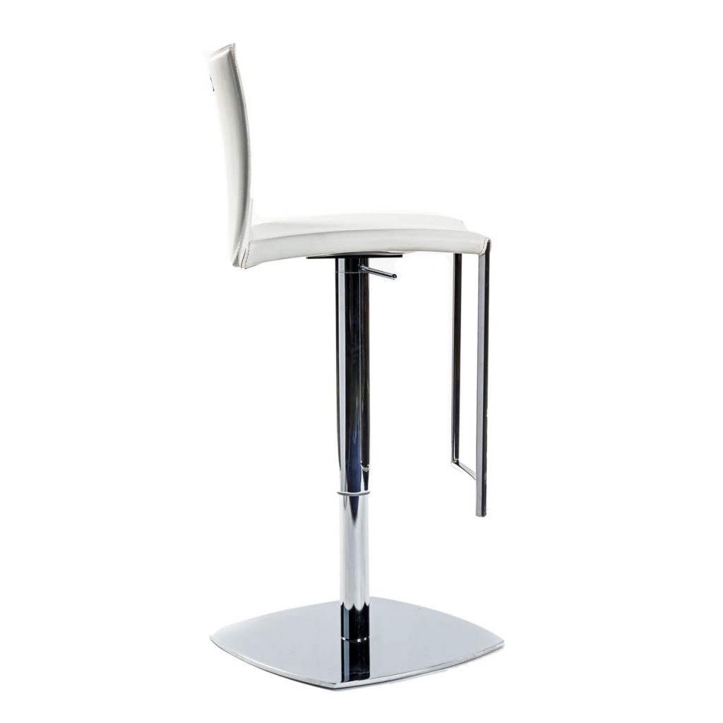 Side view of Nobile barstool in front of a white background