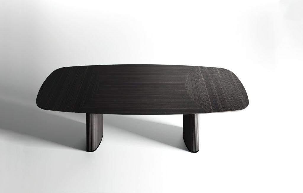 Top view of Shiro table in front of a white background