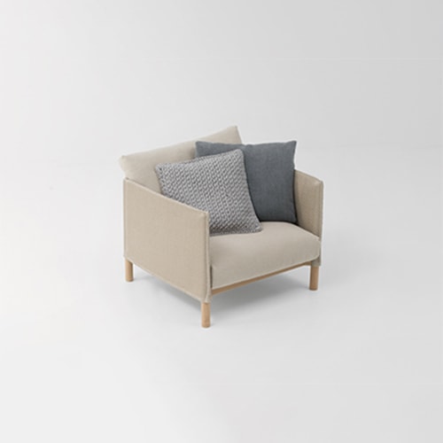 Vespucci Armchair in front of a white background