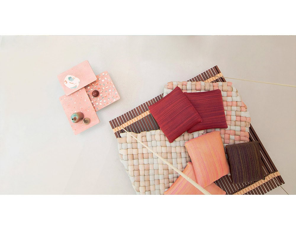 Bright cushions on a woven base bring comfort and playful color to any space. The textured design adds visual interest while offering a stylish spot for lounging or casual gatherings.