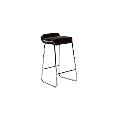 Side angle of Otto counter height barstool in front of a white background