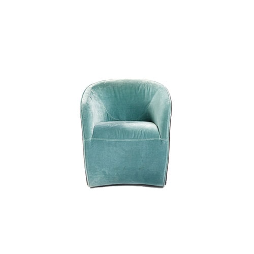 Frontal view of Calla chair in front of a white background