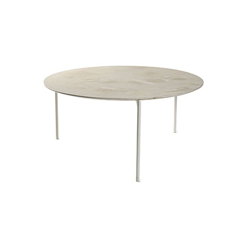 Plano table in front of a white background