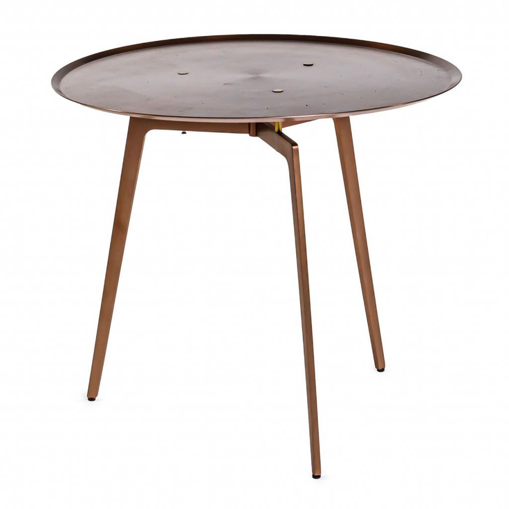 T-Gong side table in front of a white background