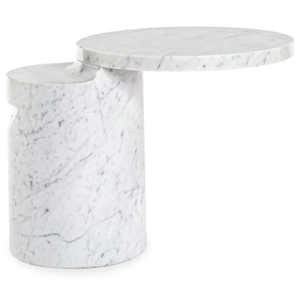 Crafted from luxurious Carrara marble.