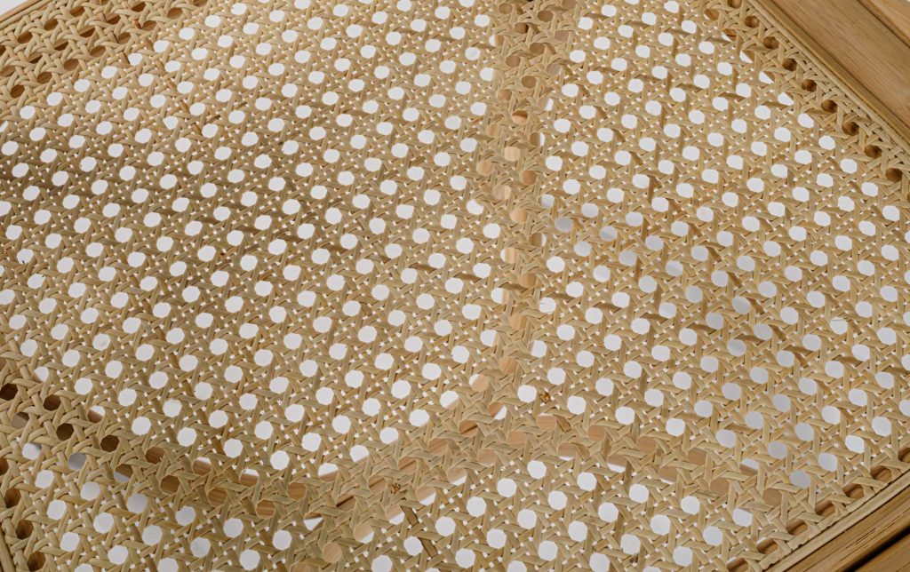 Top view close up of Fontal woven seat in front of a white background