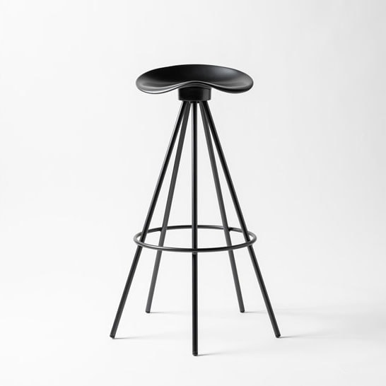 All Black Jamaica Stool