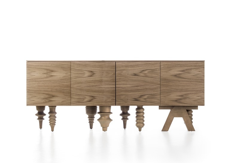 Walnut Multileg Cabinet