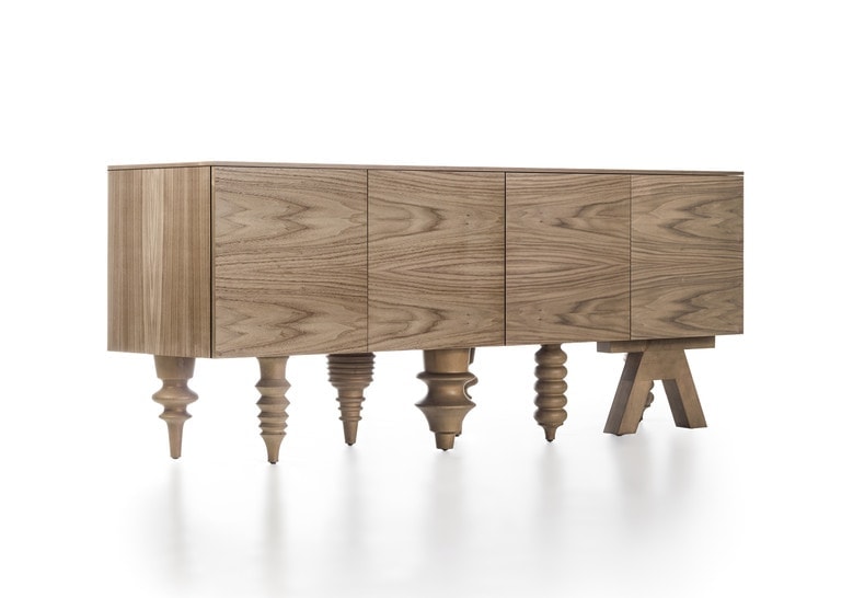 Walnut Multileg Cabinet