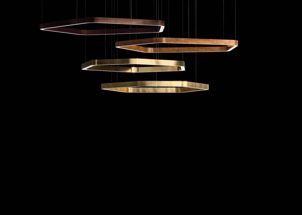 Rings offer dynamic and modern illumination.