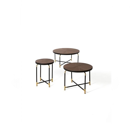 Set of small tables with an original, sophisticated design.