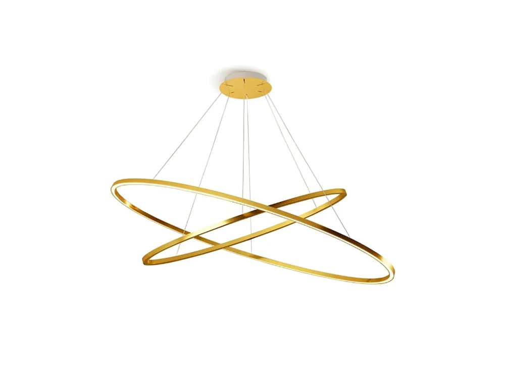 Achieve precise lighting control with the orientable design of this pendant.