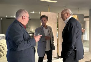 Engaging discussions unfold as attendees share ideas in a welcoming environment.