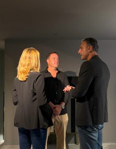 Guests connect and share insights in an intimate setting.